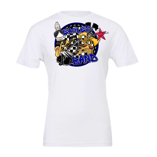 Eagles Circle Band Design-Blue