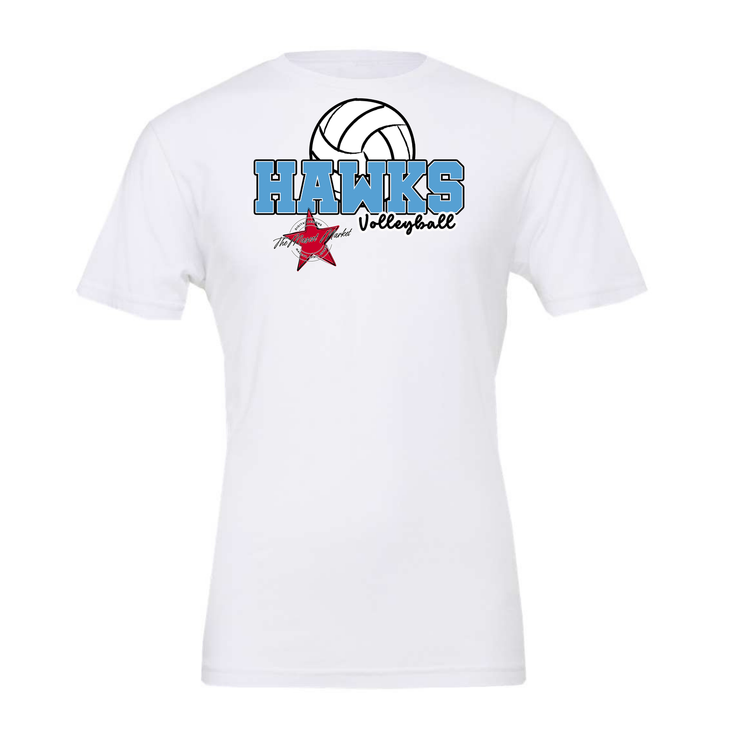 Hawks Varsity Volleyball-Carolina Blue