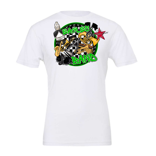 Eagles Circle Band Design-Bright Green