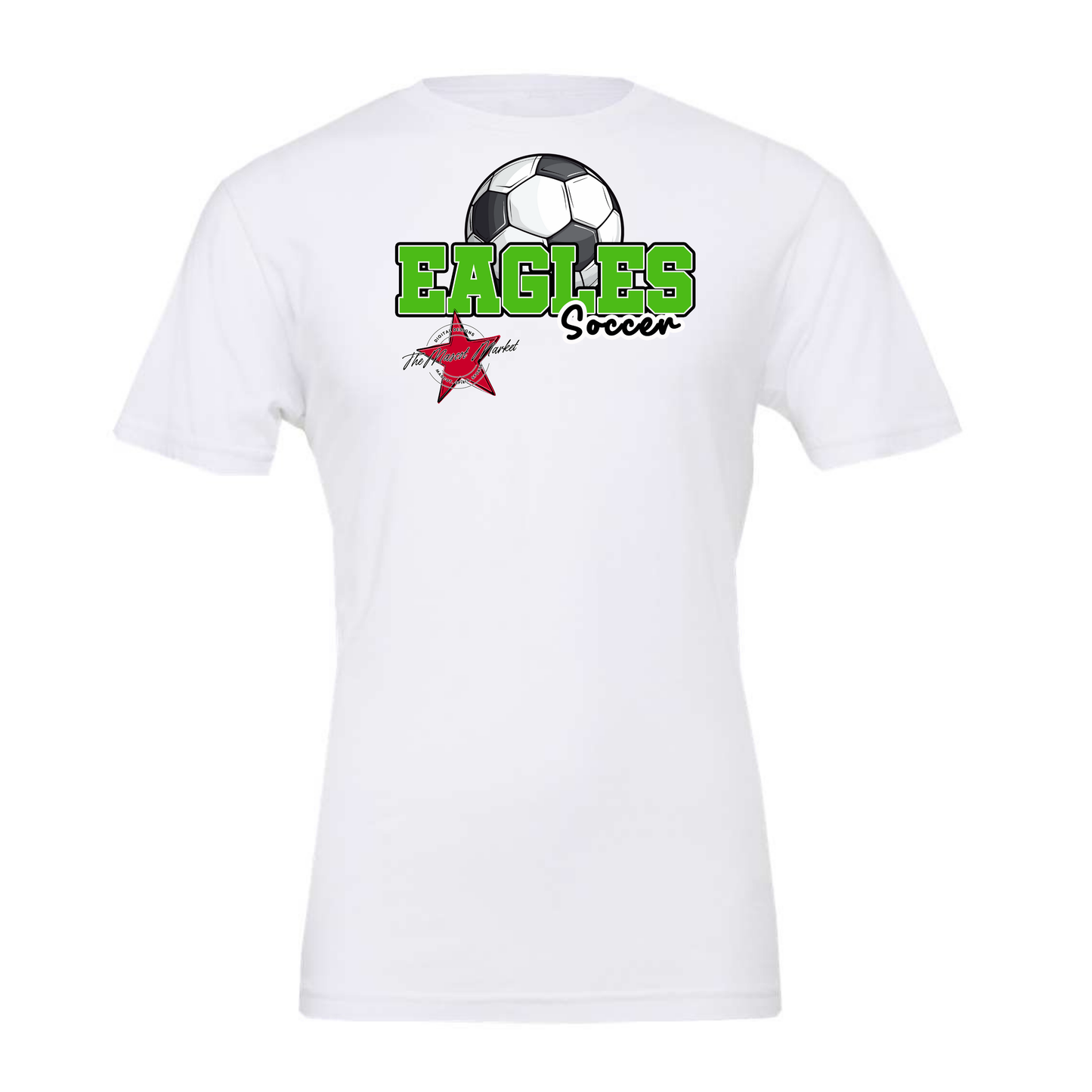 Eagles Varsity Soccer Design-Bright Green
