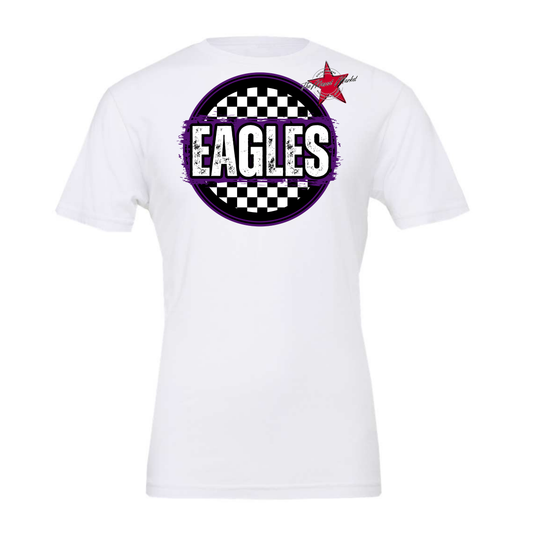Eagles Circle Design-Purple