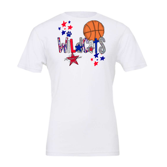 Wildcats Basketball Scrape-Blue-Red