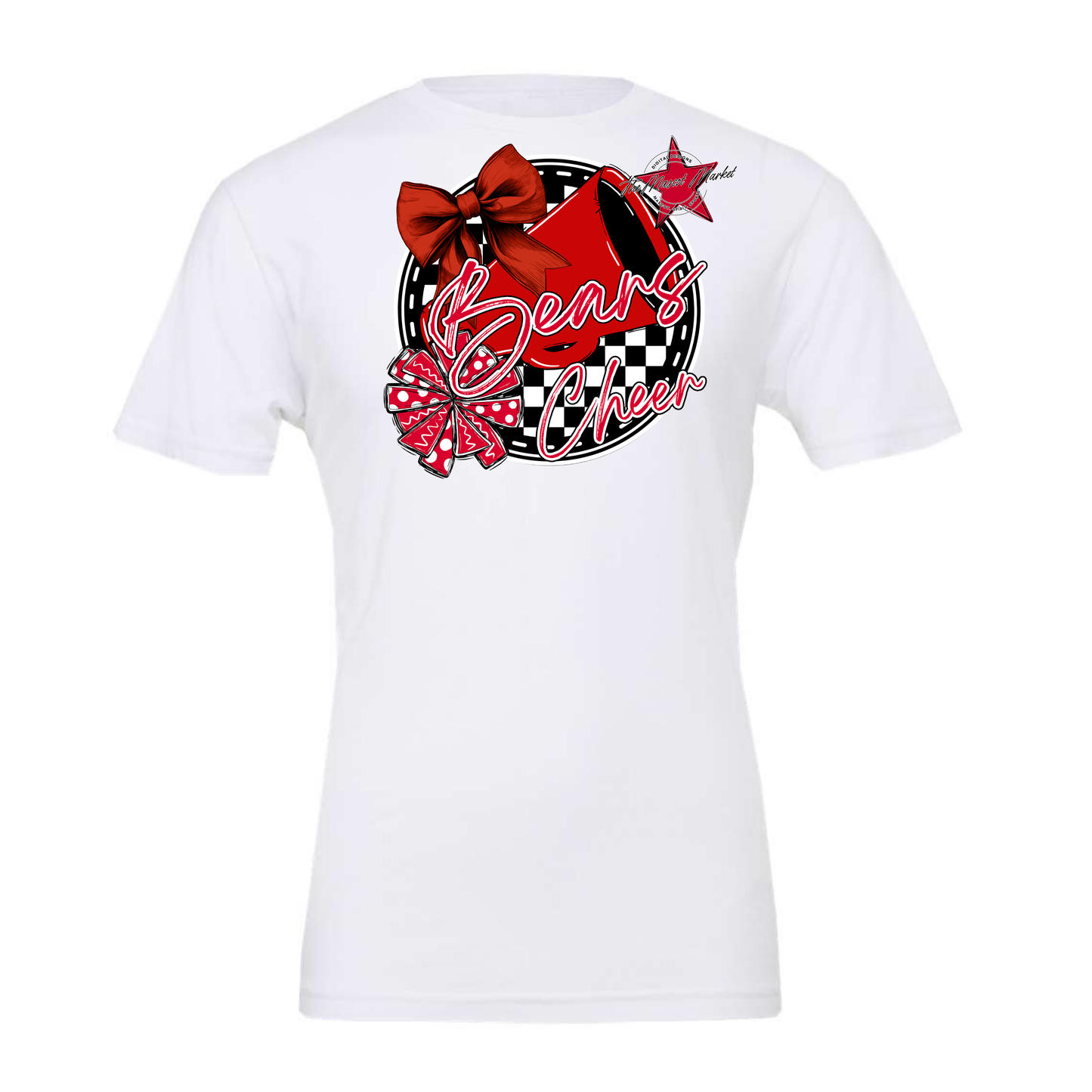 Bears Circle Cheer Design-Red