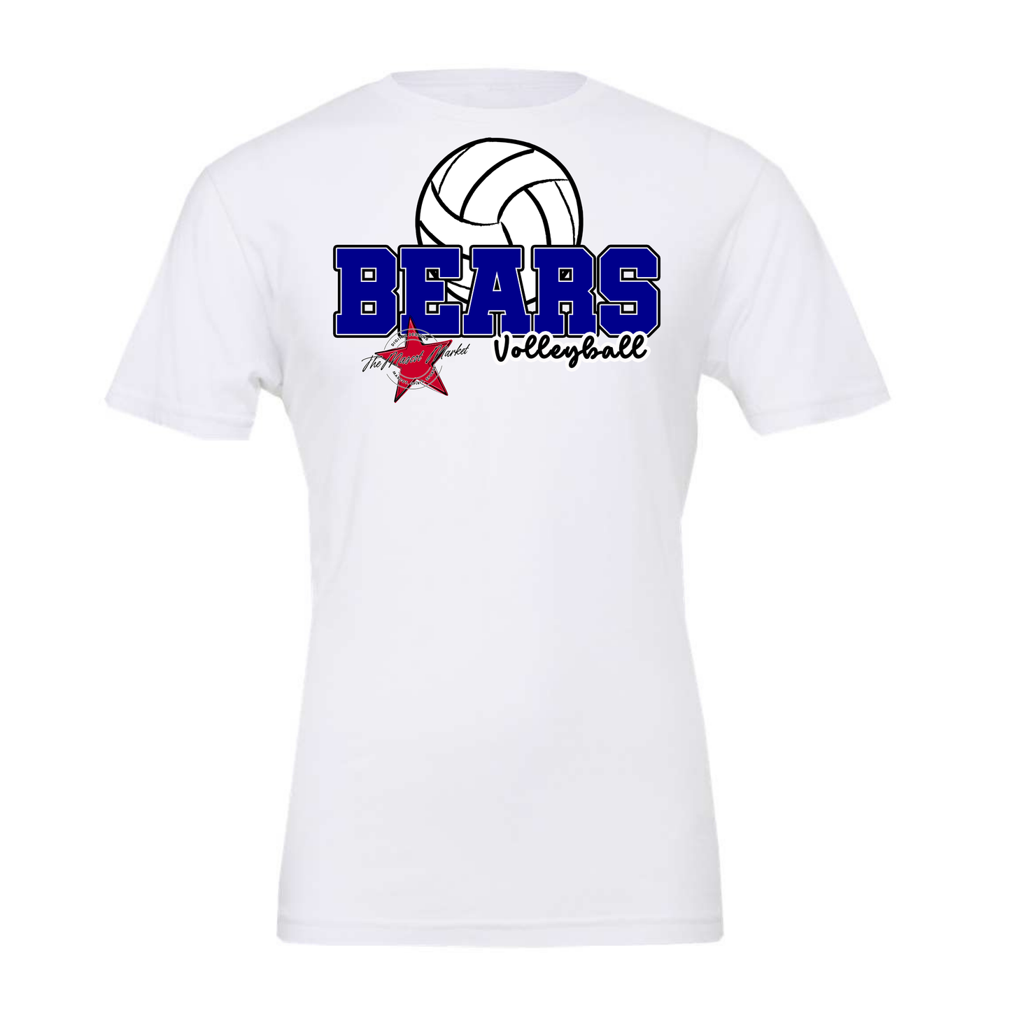 Bears Varsity Volleyball Design-Blue