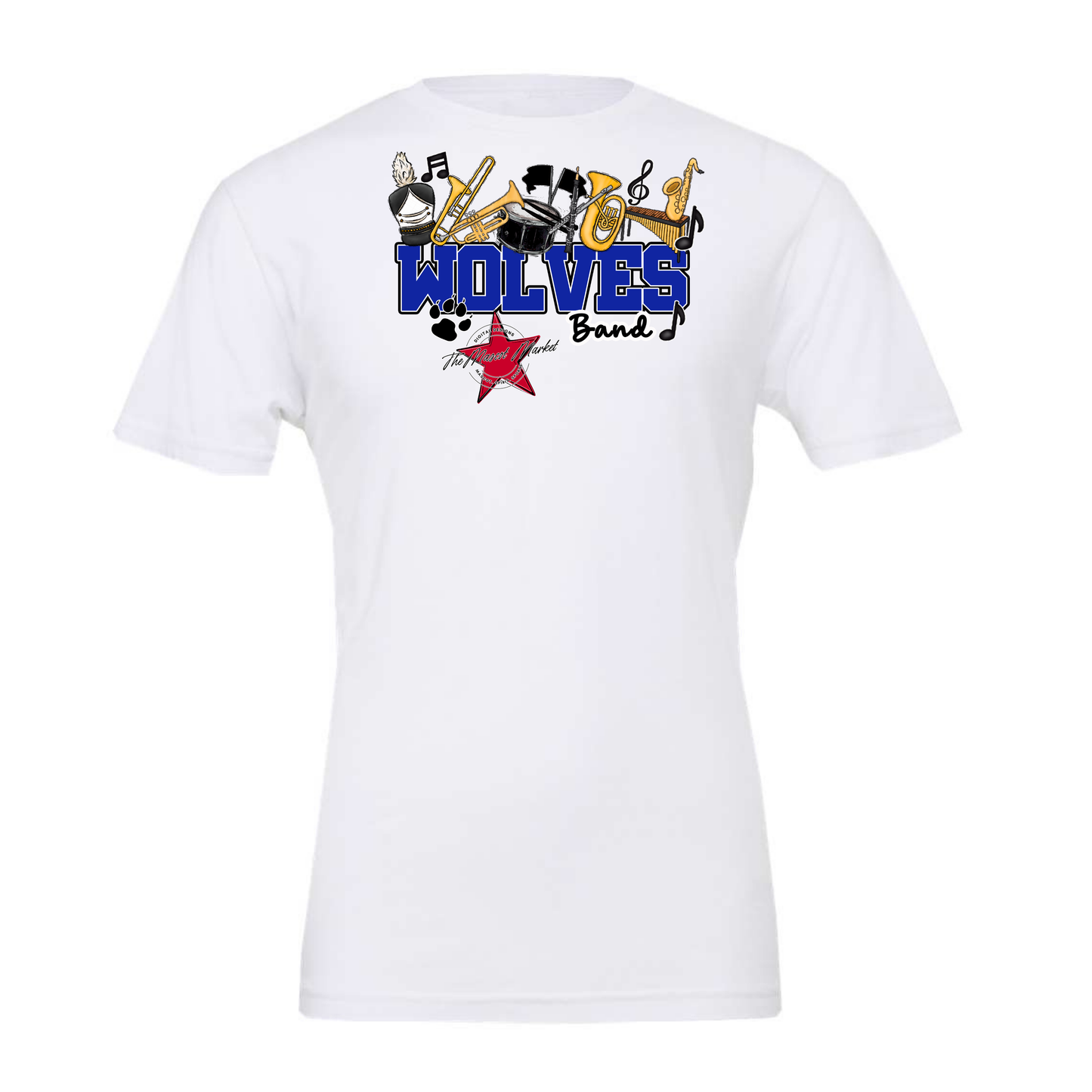 Wolves Varsity Band-Royal Blue