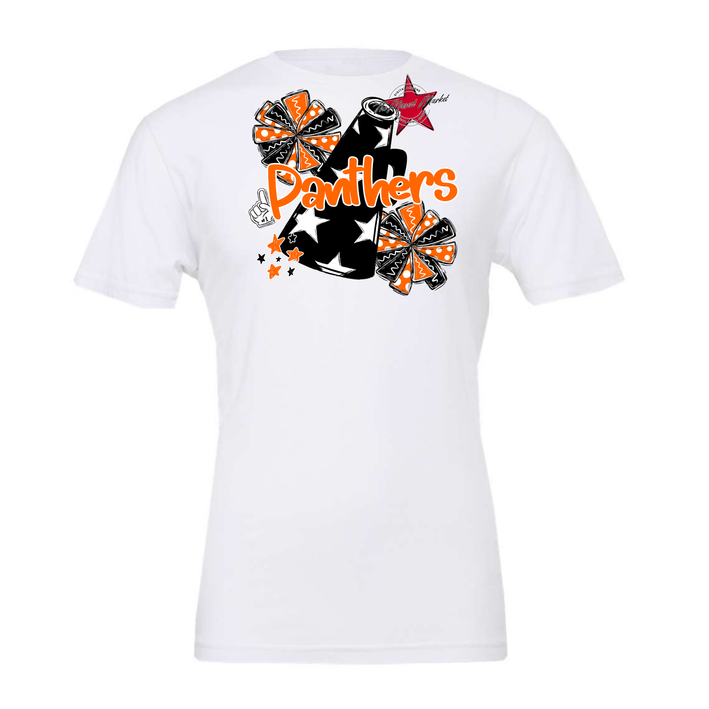 Panthers Alpha Megaphone Design-Orange