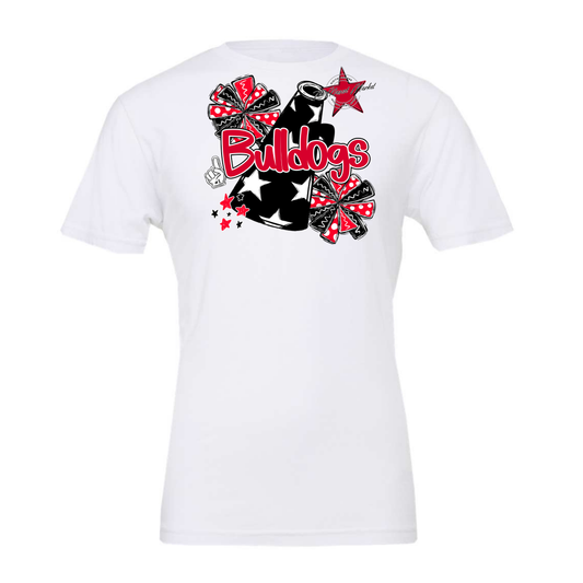 Bulldogs Alpha Megaphone Design-Red