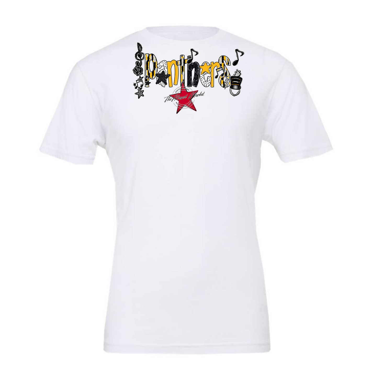 Panthers Band Scrape-Yellow