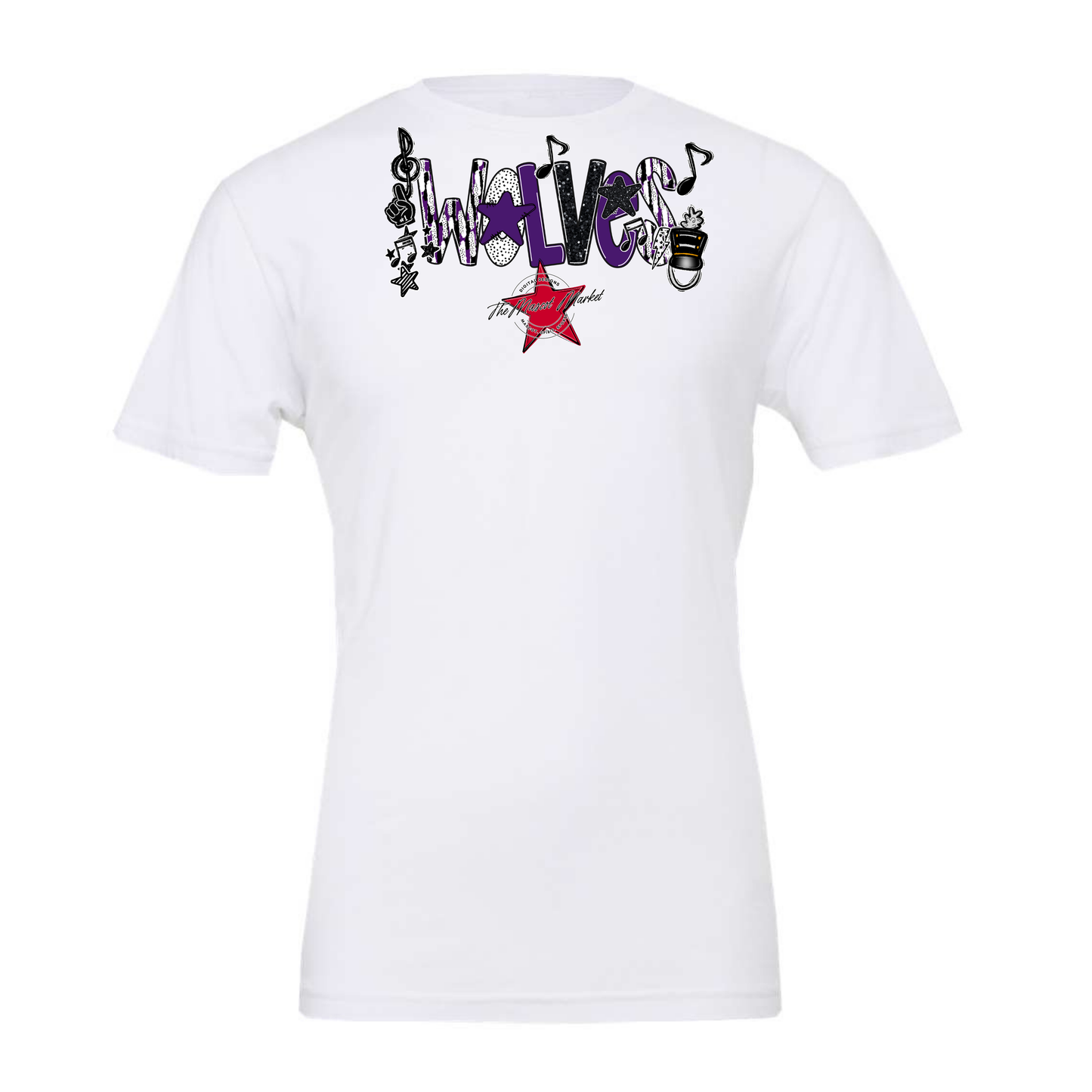 Wolves Band Scrape-Purple