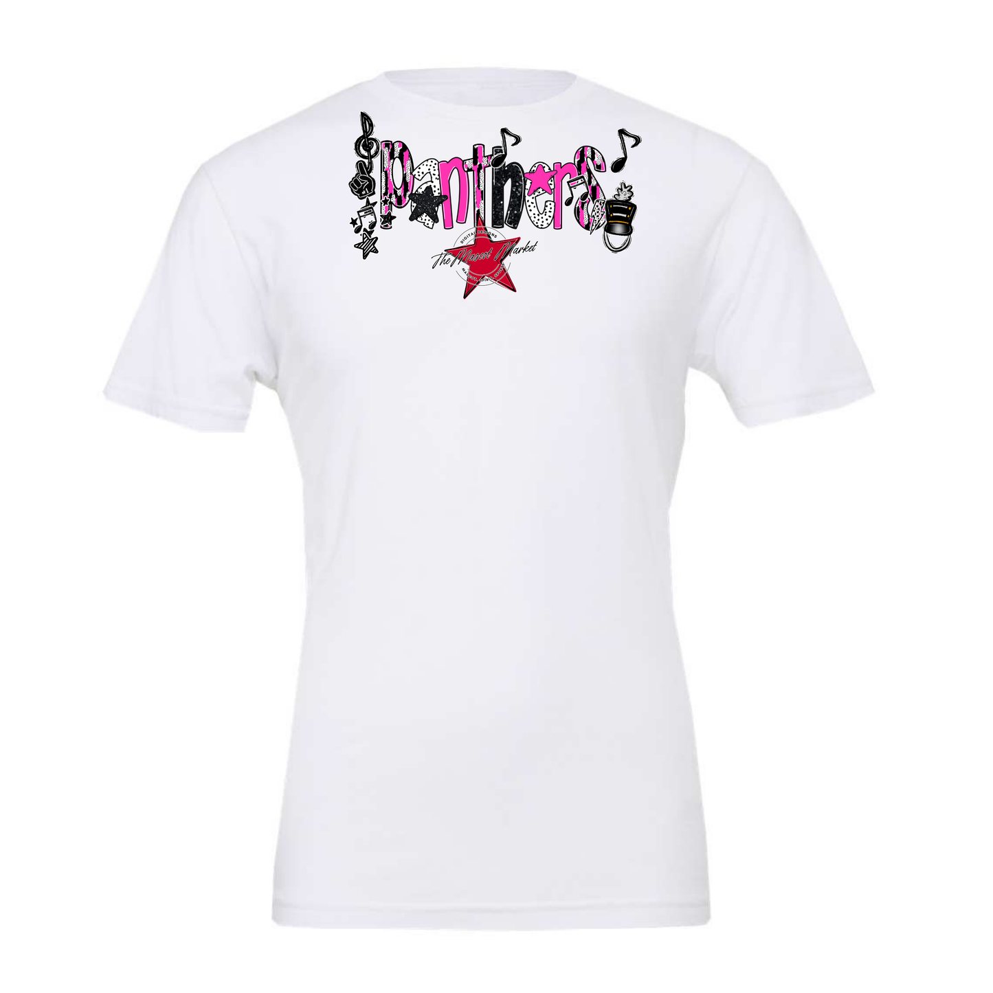 Panthers Band Scrape-Pink