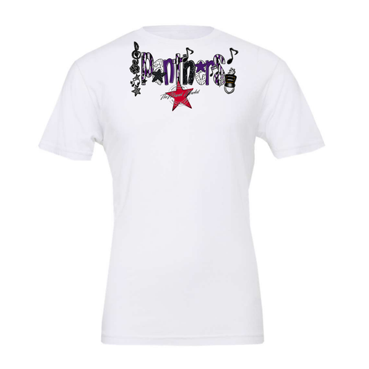 Panthers Band Scrape-Purple