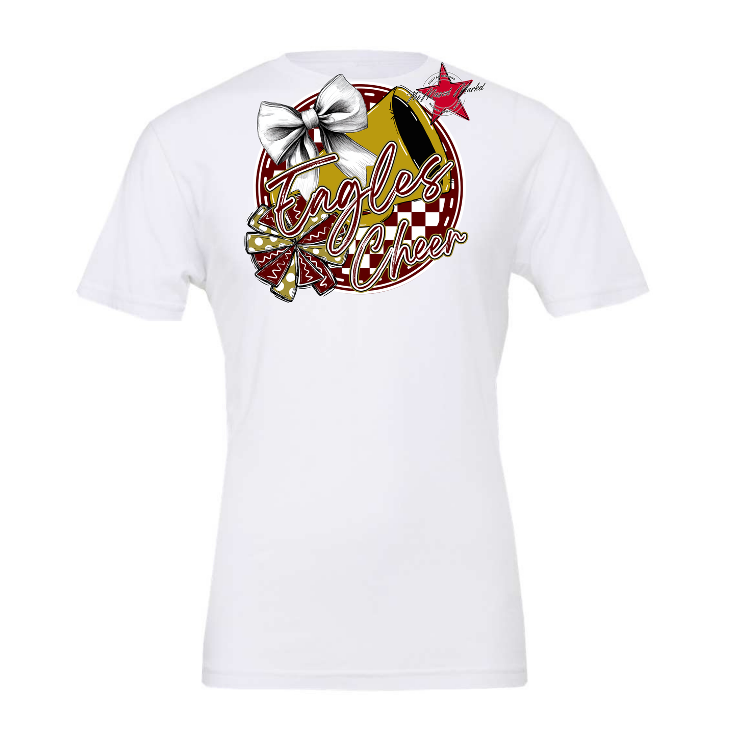 Eagles Circle Cheer Design-Maroon-Gold
