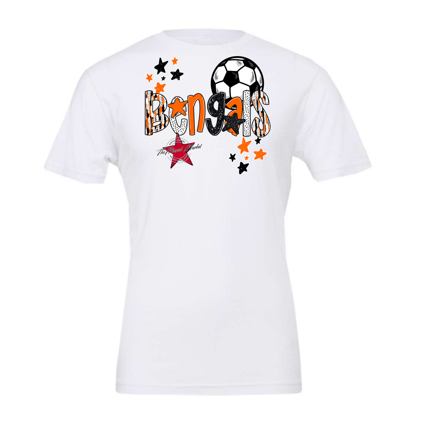 Bengals Soccer Scrape-Orange