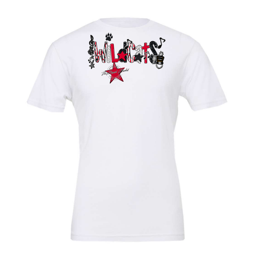 Wildcats Band Scrape-Red