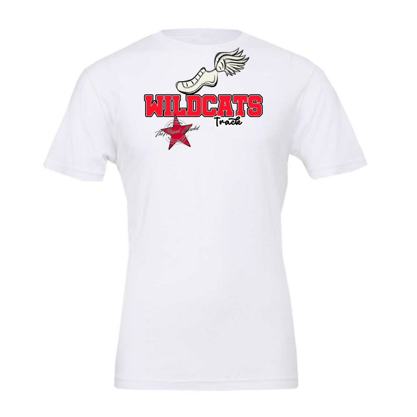 Wildcats Varsity Track-Bright Red