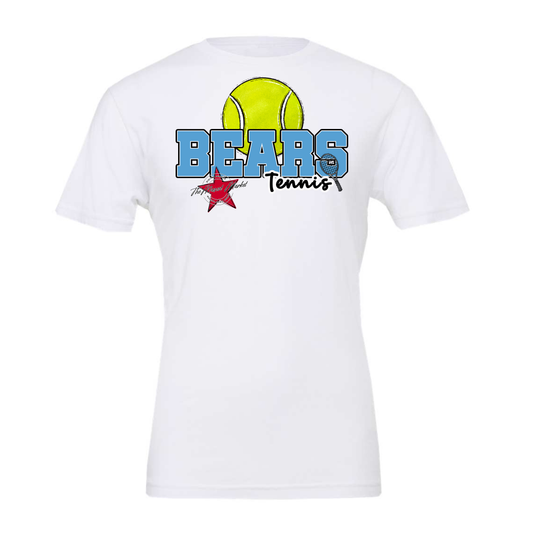 Bears Varsity Tennis Design-Carolina Blue