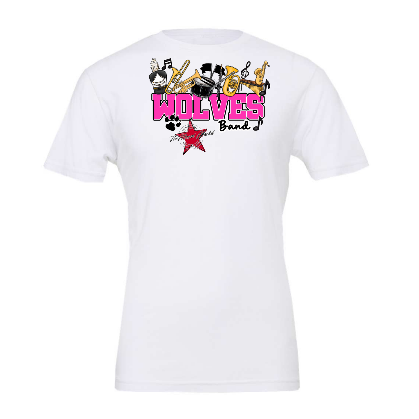 Wolves Varsity Band-Pink