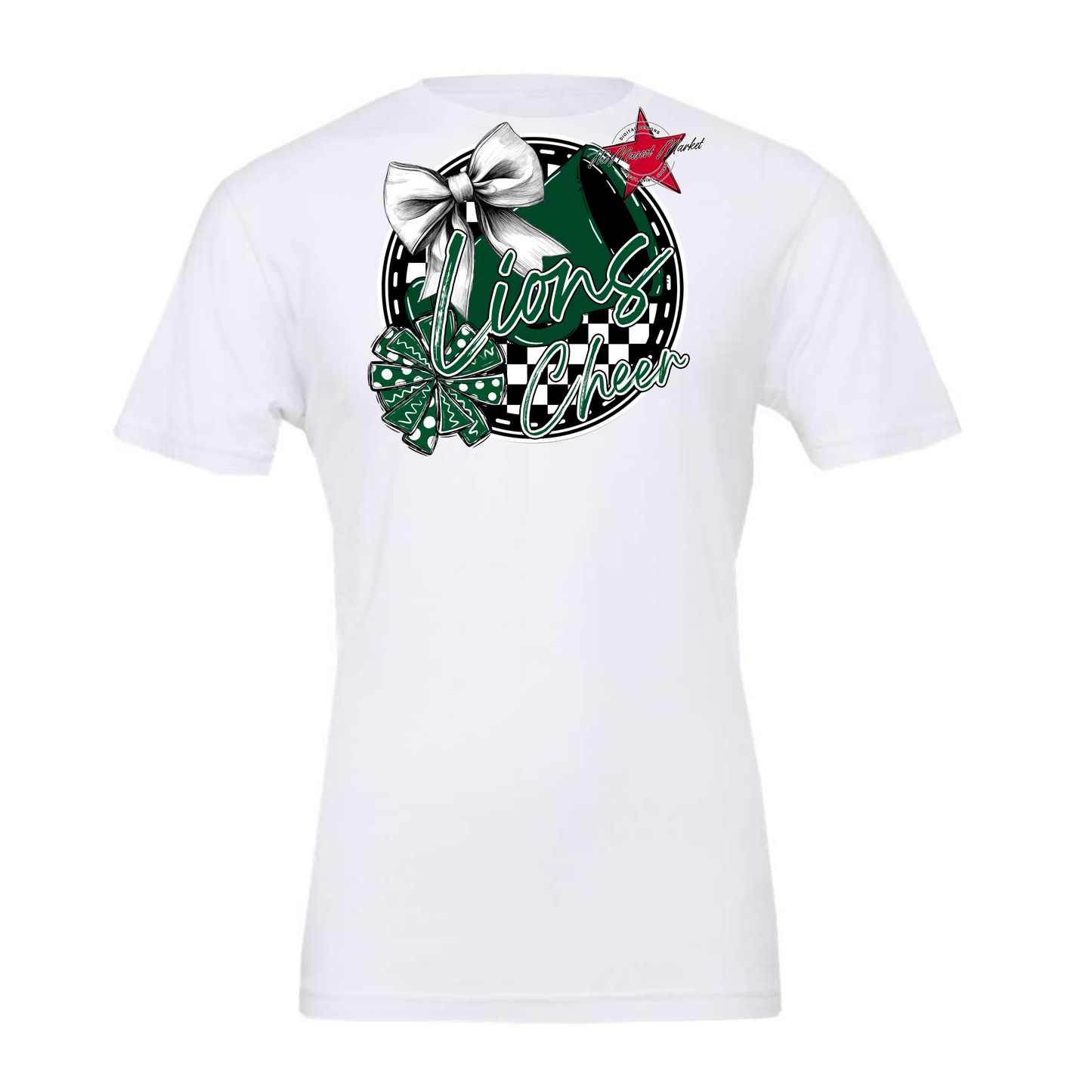 Lions Circle Cheer Design-Green