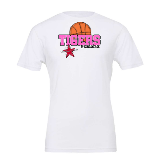 Tigers Varsity Basketball-Baby Pink