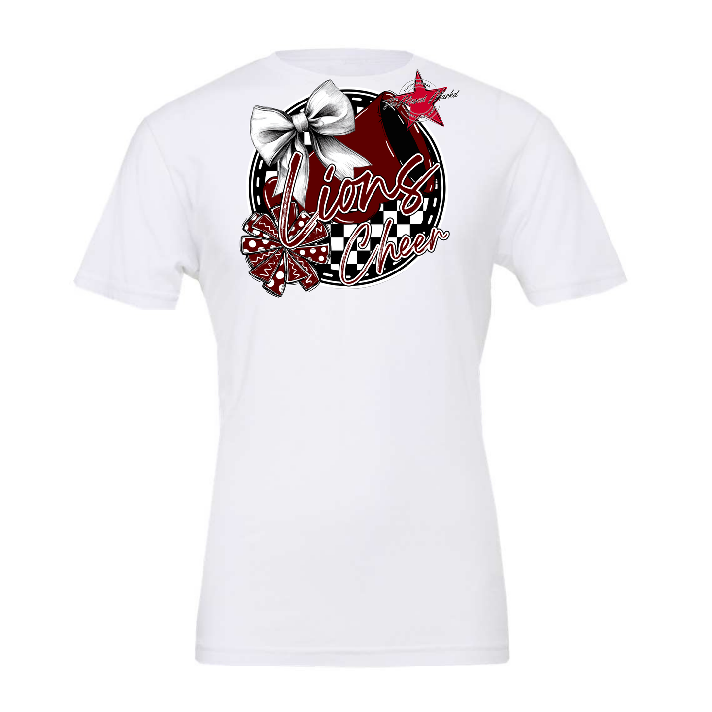 Lions Circle Cheer Design-Maroon