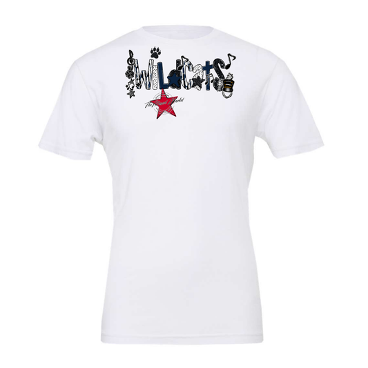 Wildcats Band Scrape-Navy