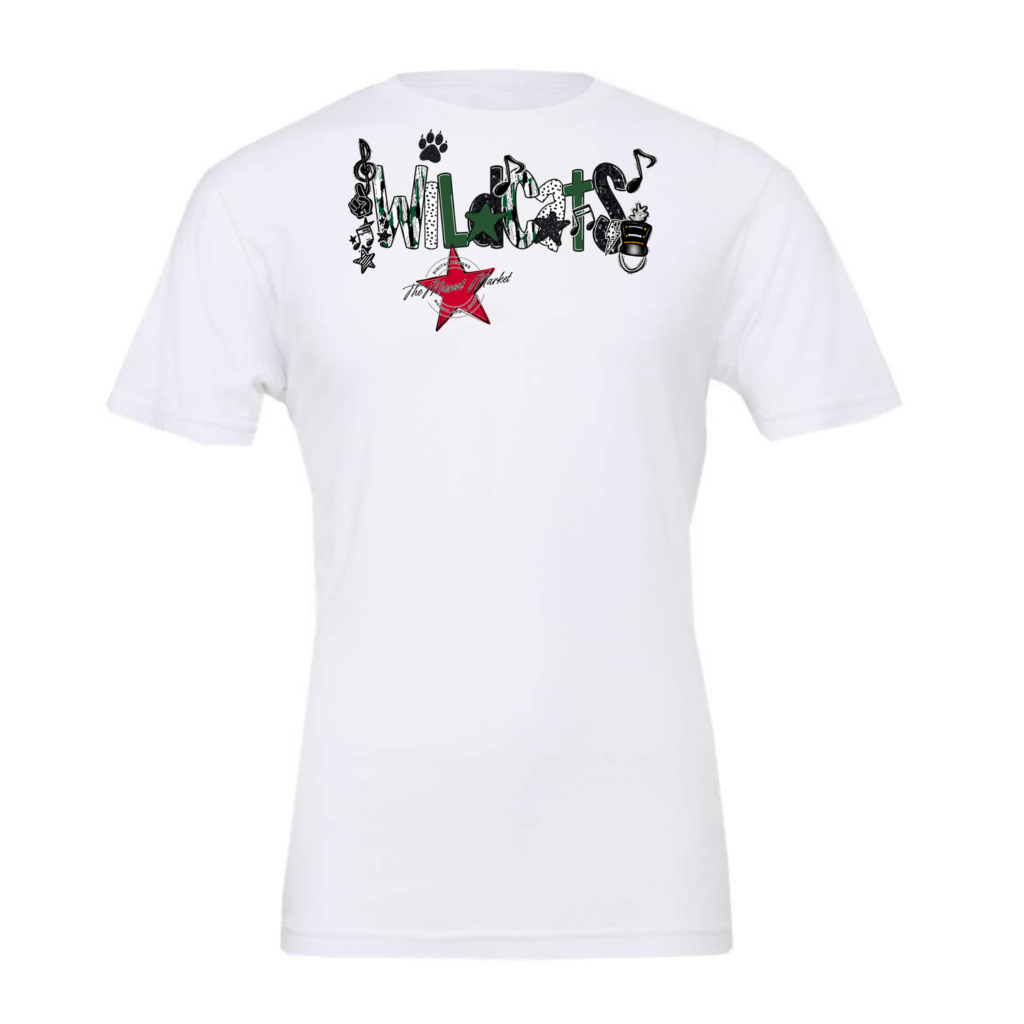 Wildcats Band Scrape-Green