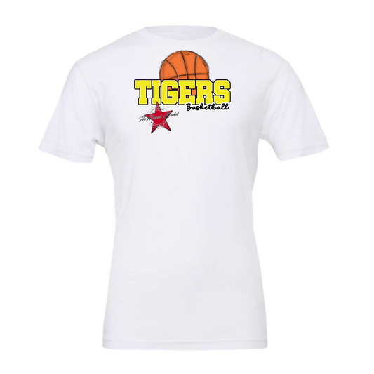 Tigers Varsity Basketball-Bright Yellow