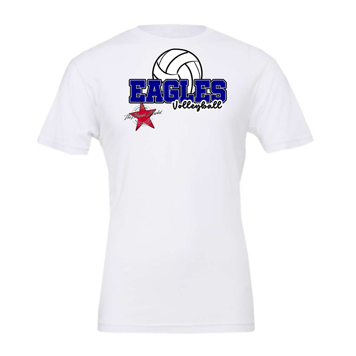 Eagles Varsity Volleyball Design-Blue