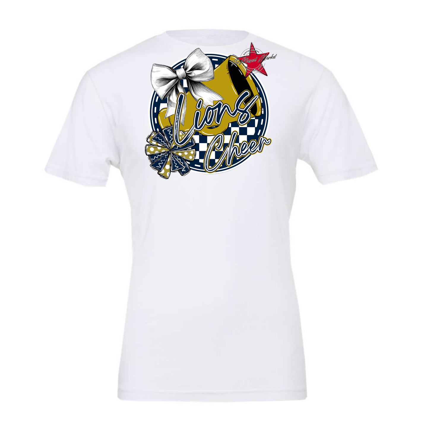 Lions Circle Cheer Design-Navy-Gold