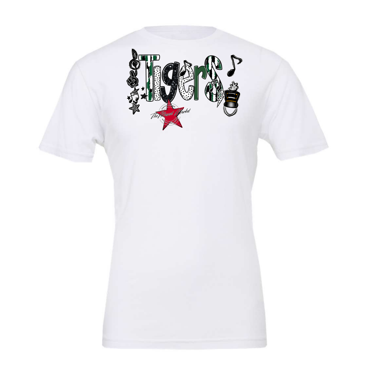 Tigers Band Scrape-Green