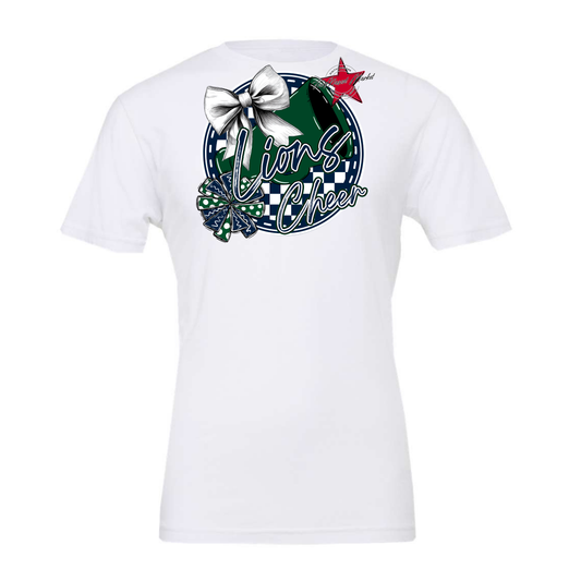 Lions Circle Cheer Design-Navy-Green