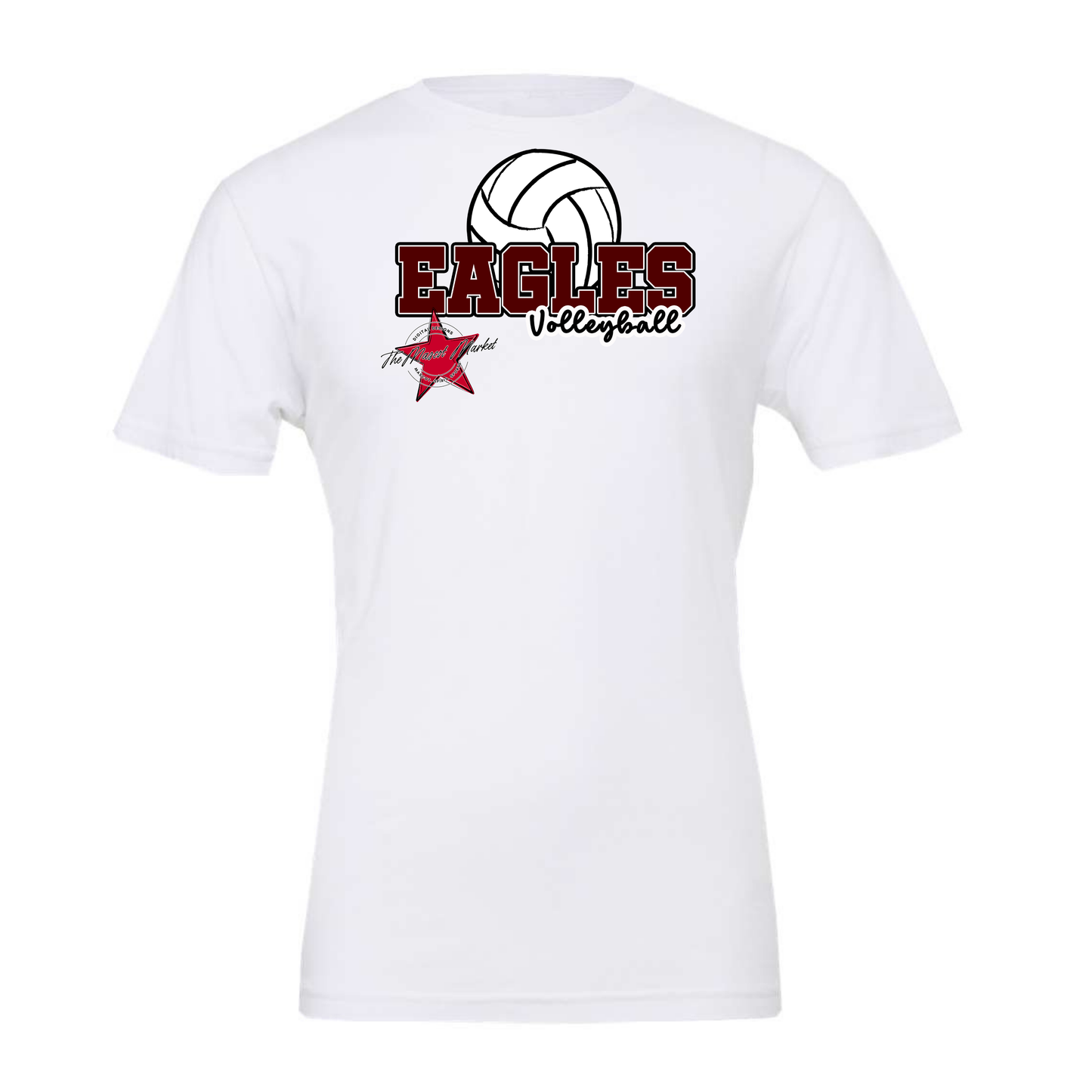 Eagles Varsity Volleyball Design-Maroon
