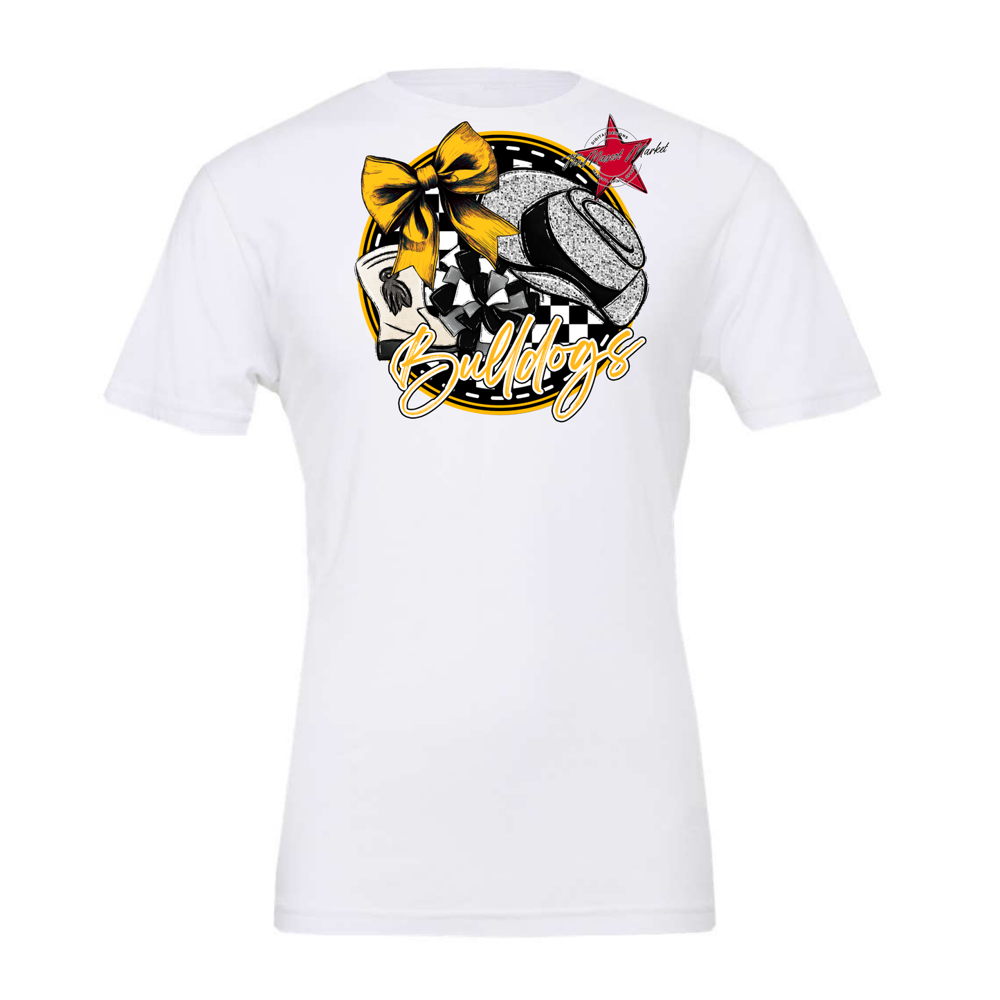 Bulldogs Circle Drillteam Design-Yellow