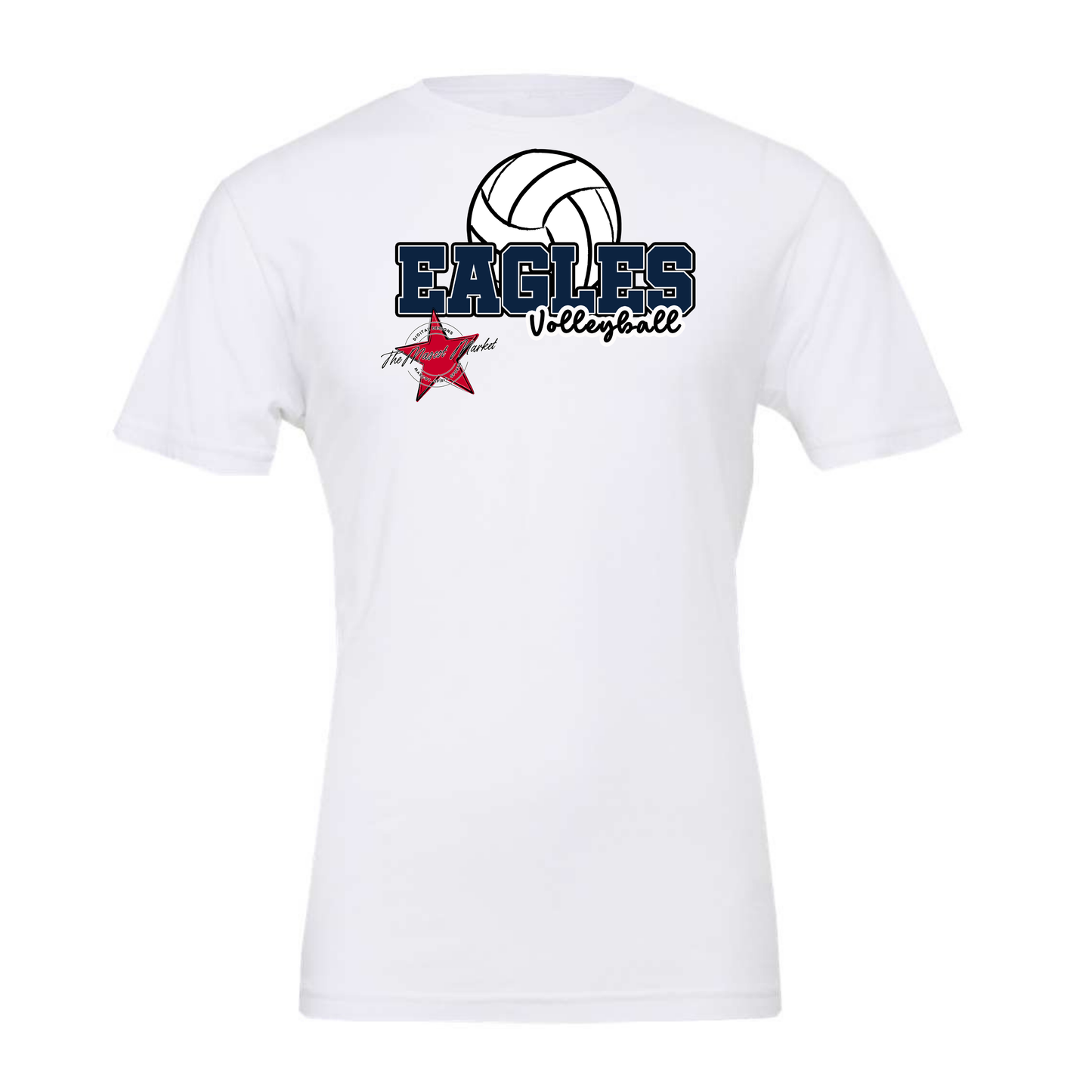 Eagles Varsity Volleyball Design-Navy