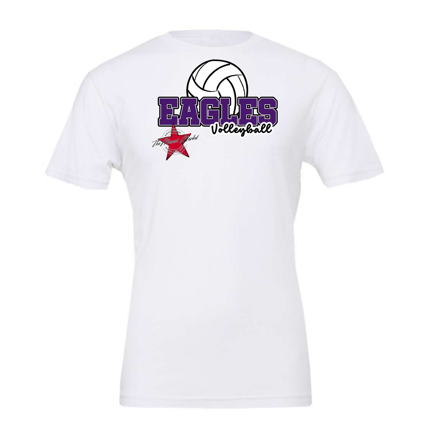 Eagles Varsity Volleyball Design-Purple