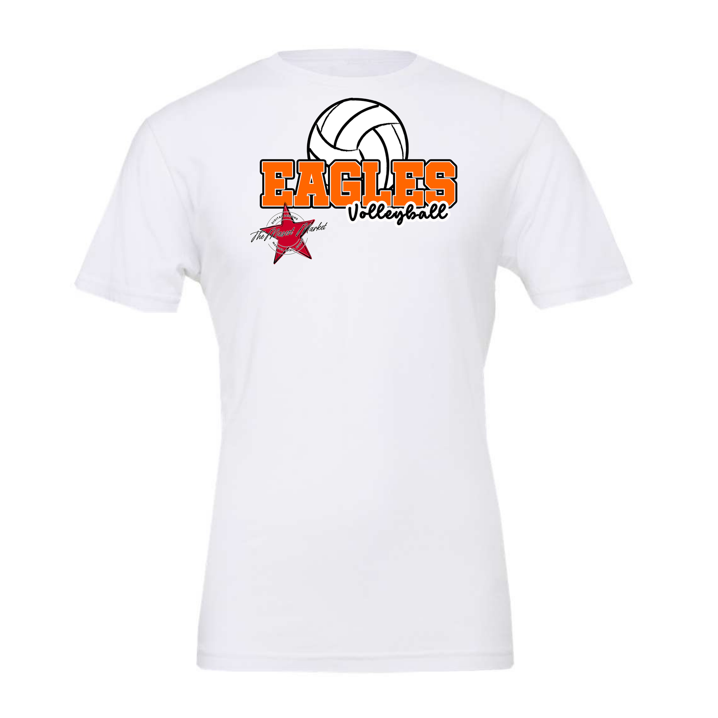 Eagles Varsity Volleyball Design-Orange