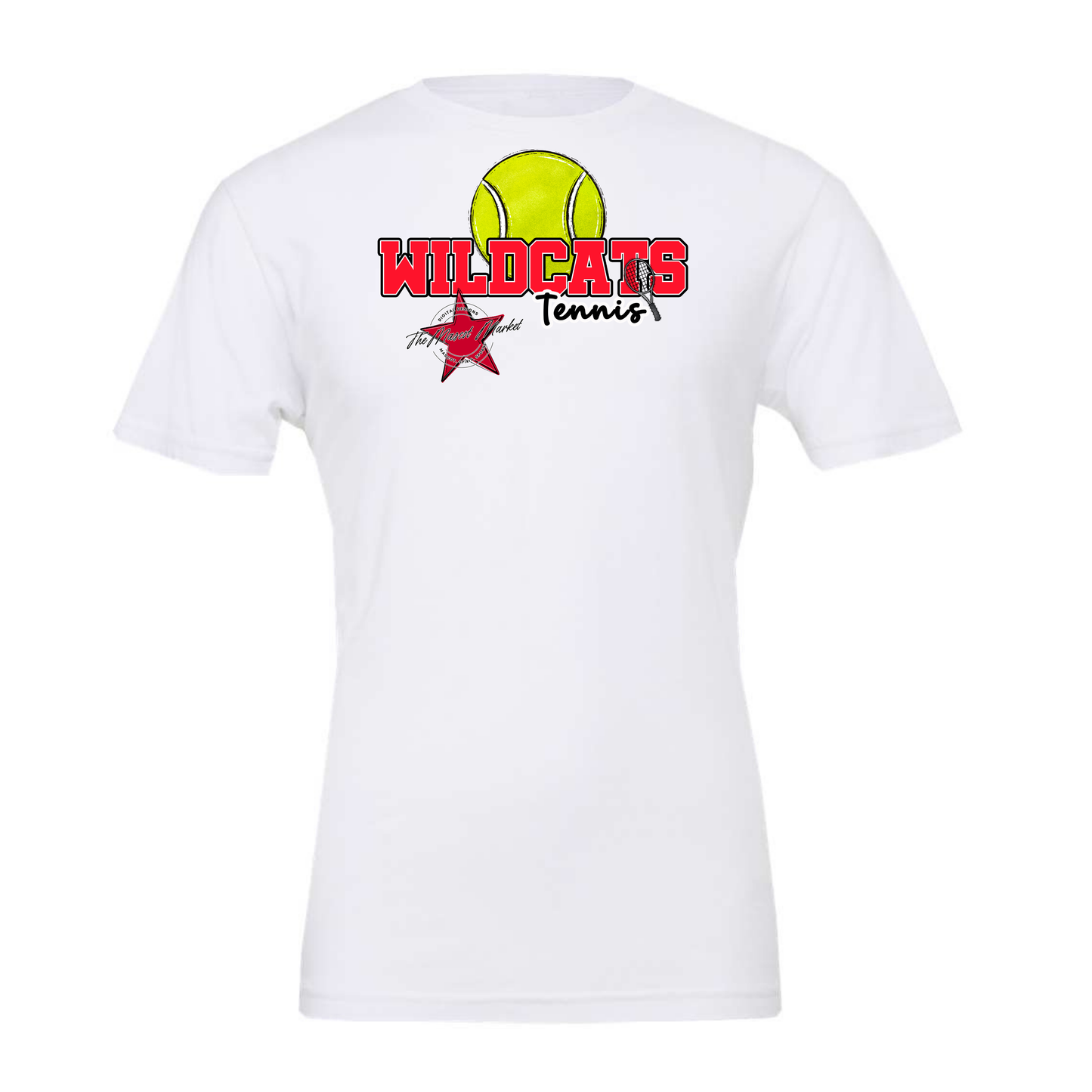 Wildcats Varsity Tennis-Bright Red