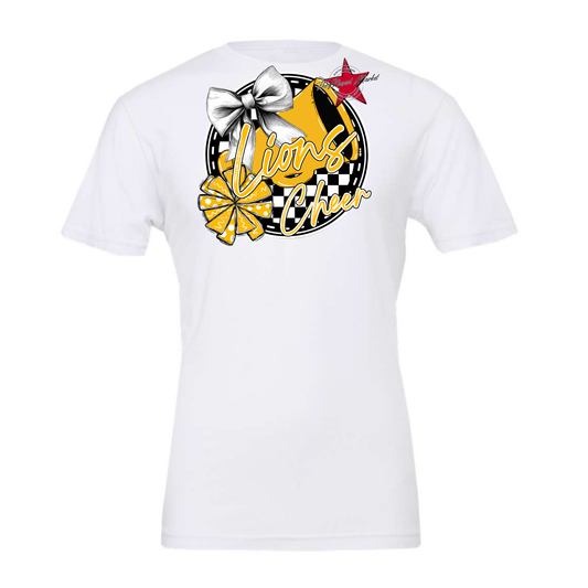 Lions Circle Cheer Design-Yellow