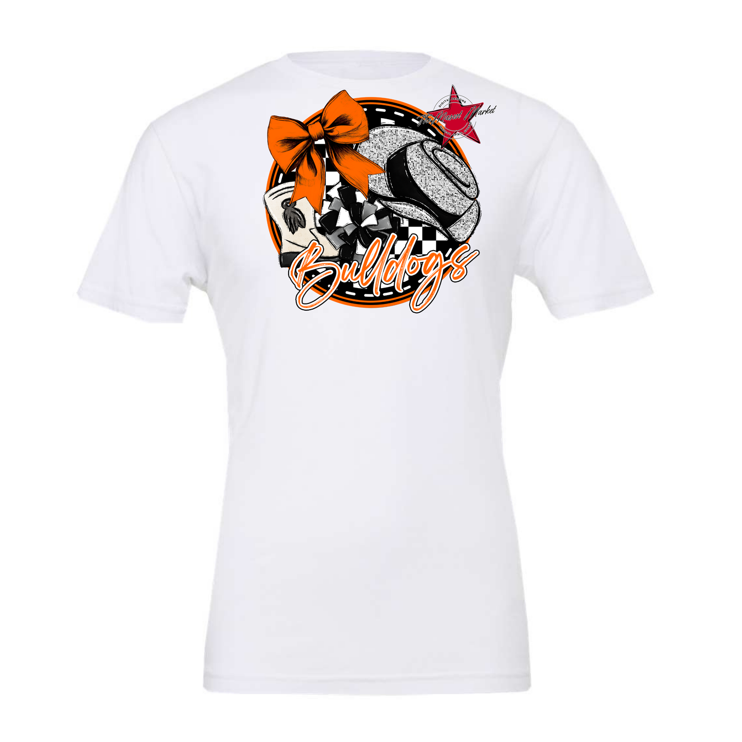 Bulldogs Circle Drillteam Design-Orange