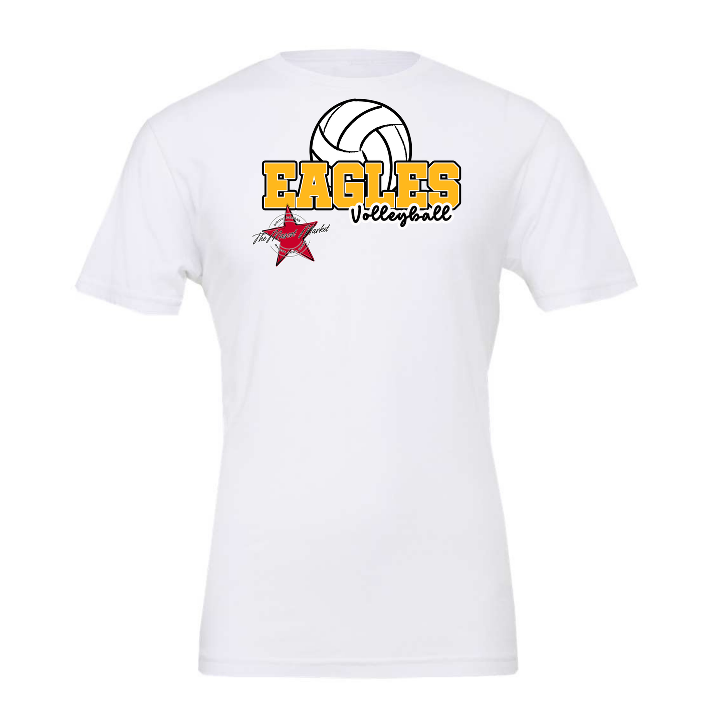 Eagles Varsity Volleyball Design-Yellow