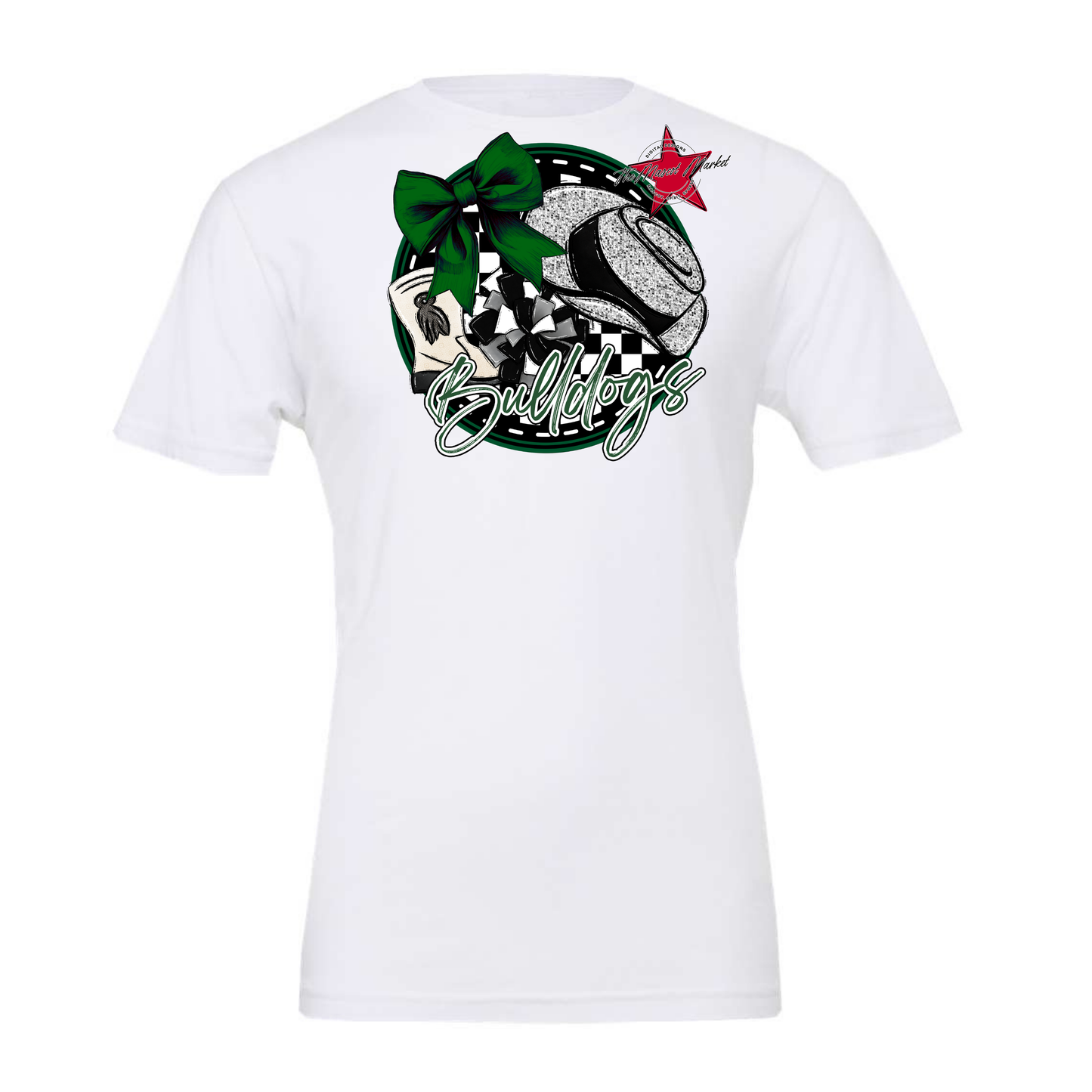 Bulldogs Circle Drillteam Design-Green