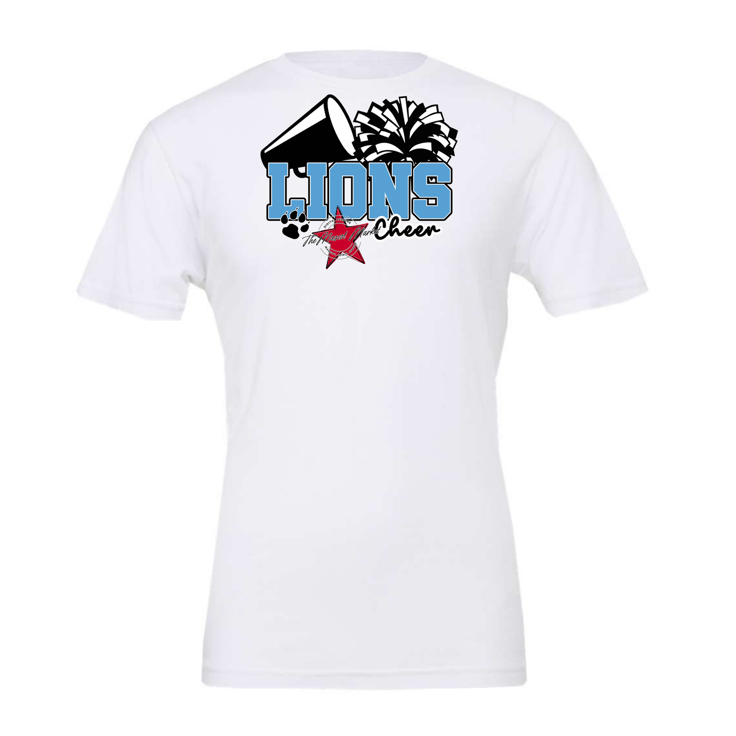 Lions Varsity Cheer-Carolina Blue