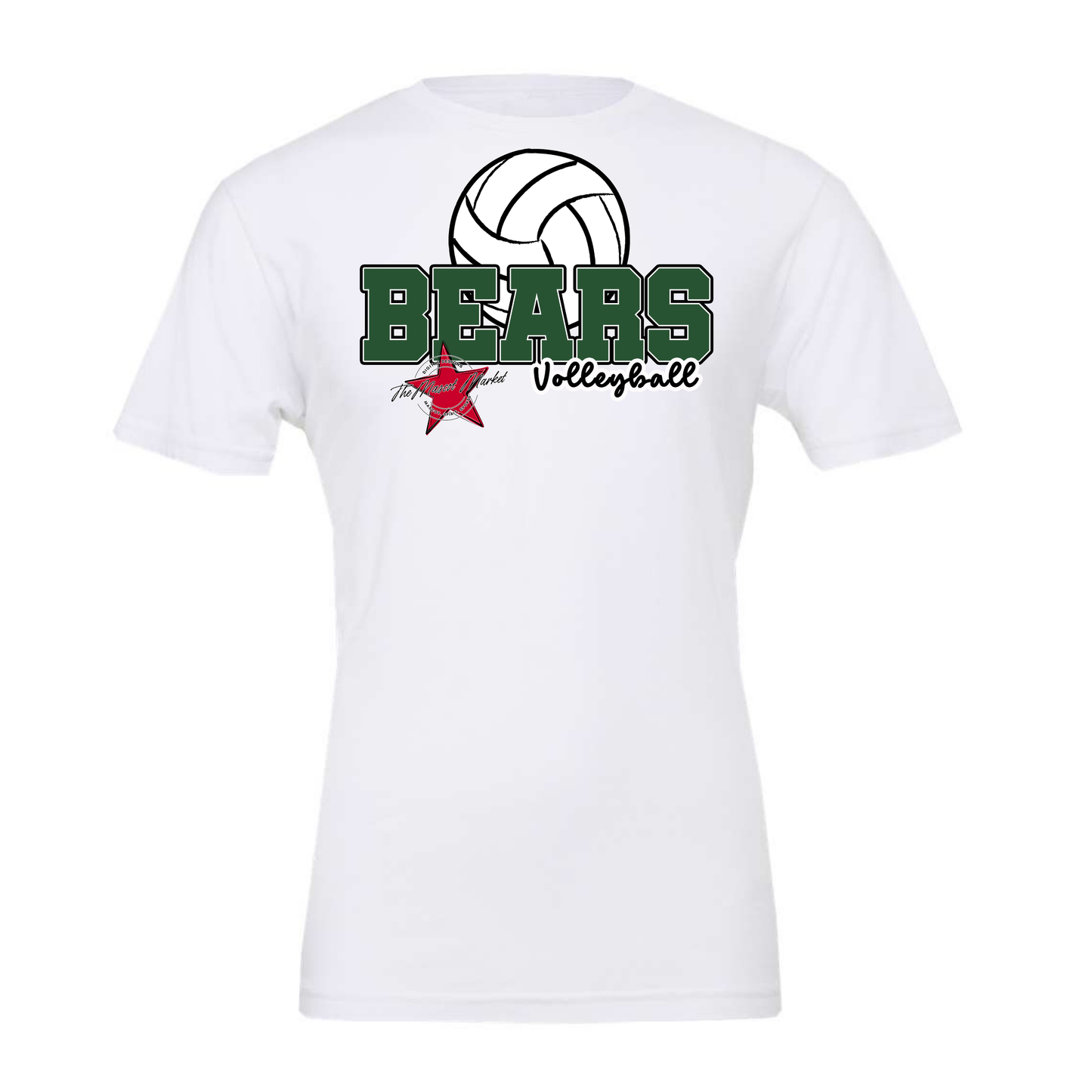 Bears Varsity Volleyball Design-Green