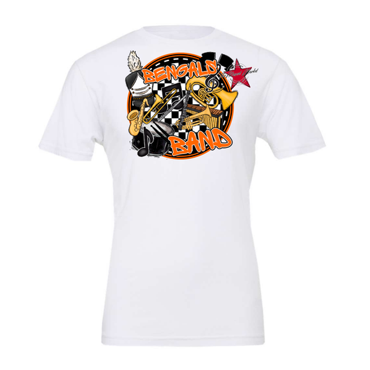 Bengals Circle Band Design-Orange