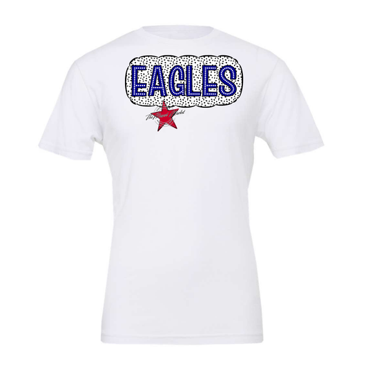 Eagles Cloud Dot Frame-Blue