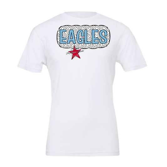Eagles Cloud Dot Frame-Carolina Blue