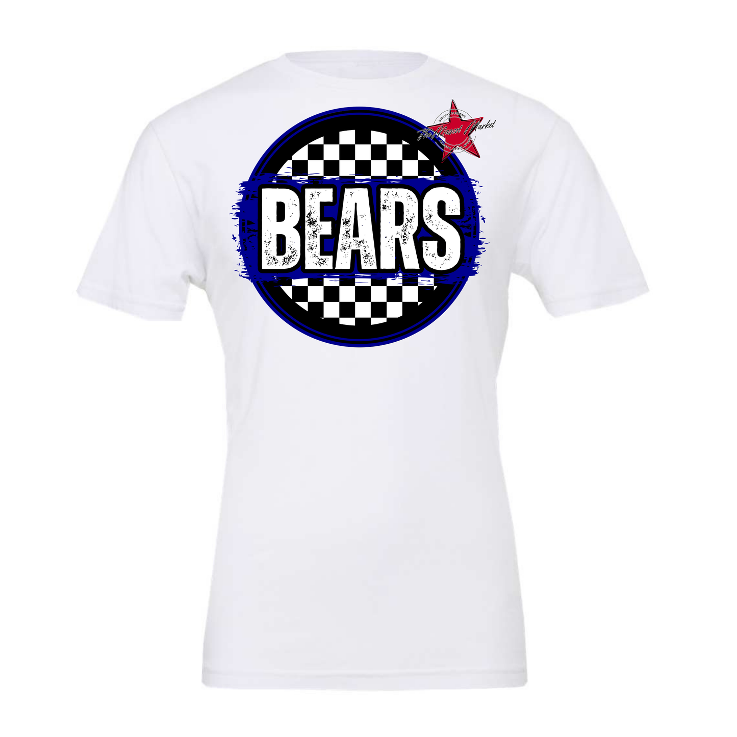 Bears Circle Design-Blue