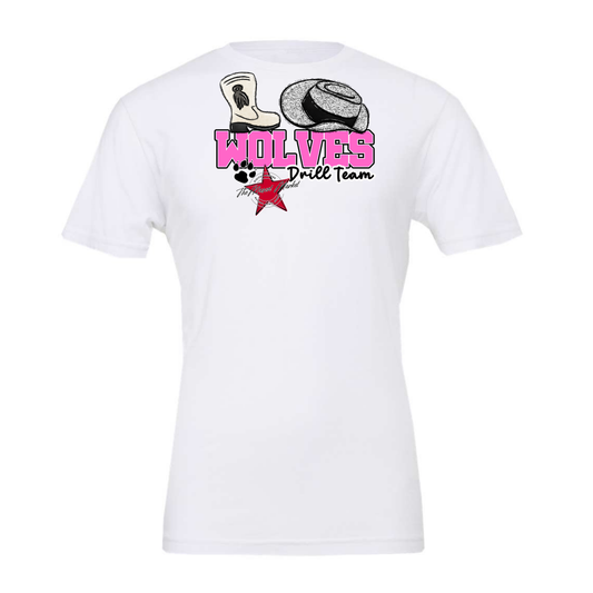 Wolves Varsity Drillteam-Baby Pink