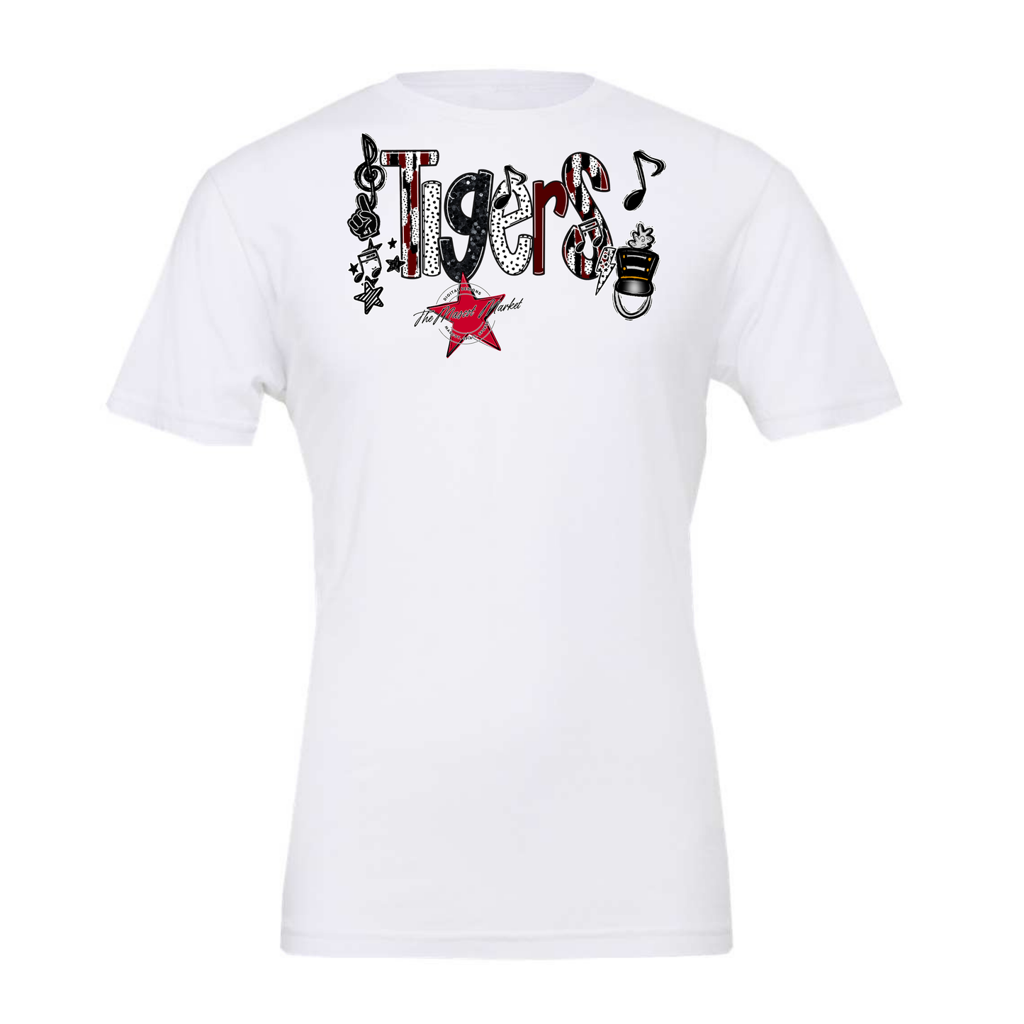 Tigers Band Scrape-Maroon