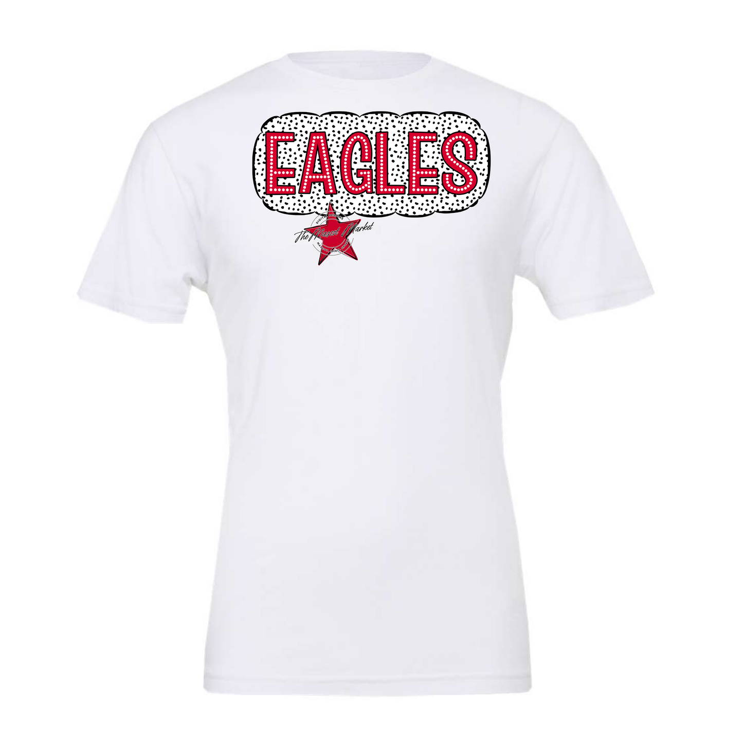 Eagles Cloud Dot Frame-Red